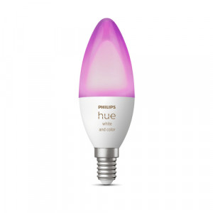 Philips Hue Bougie LED E14 BT 5,3W 470lm Ambiance blanc&color 719644-20