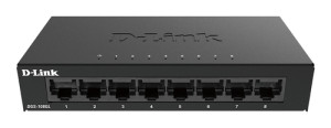 D-Link DGS-108GL/E 8-Port Layer2 Gb Light noir sans IGMP 159016-20