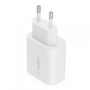 Belkin BOOST Charge 25W USB-C chargeur + PD, blanc WCA004vfWH 645955-20