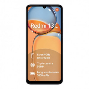 Xiaomi Redmi 13C NON NFC (Double Sim 6.74'' 256 Go, 8 Go RAM) Noir XR13C-8/256_BLK-20