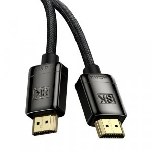 Baseus Video Cable High Definition Series HDMI2.1, HDMI 8K, 2.0 4K, 60 Hz, 1m, Black (WKGQ000001) DA851214-20