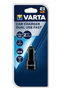 Varta Chargeur voiture Dual USB fast type C PD & USB A 489393-20