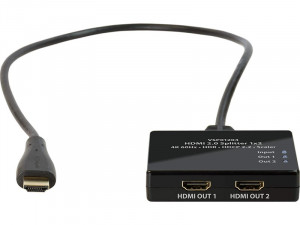 Splitter HDMI 2.0 4K 60 Hz 1x2 (1 entrée, 2 sorties) HDMMWY0102-20