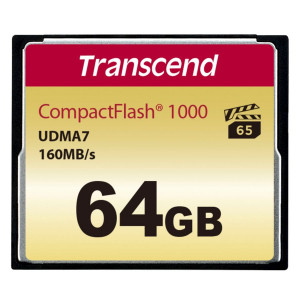 Transcend Compact Flash 64GB 1000x 656796-20