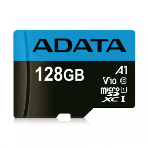 ADATA CARD MICROSDHC 128GB UHS-I CL10 100/20 MB/s W/1 Adap. 887413-20