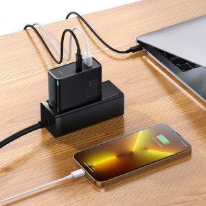 Baseus Travel Charger GaN5 Pro Quick wall charger C+U, PD3.0, QC4.0 +, AFC, 100W EU Black (CCGP090201) DA3226607-20