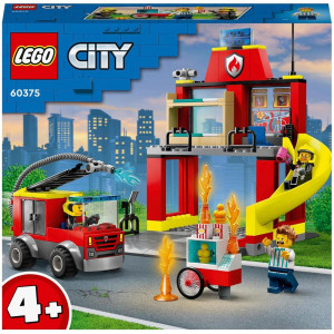 LEGO City 60375 Caserne & Camion des pompiers 793361-20