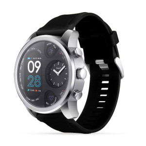 Montre intelligente de sport Tracker d'activité physique en acier inoxydable IP68 Étanche Smartwatch Argent & Noir CM19631665-20