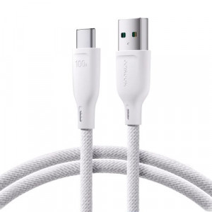 Joyroom USB Type-C Multi-Color Series Fast Charging and Data Cable, 100W, 1m, White (S-A34) DO173928-20