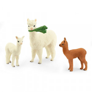 Schleich Animaux sauvages 42544 Famille d'alpagas 607308-20