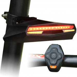 Feux arrière intelligents à télécommande de vélo de montagne Sécurité de direction laser X5 Feux arrière C1 C0U6D816867-20