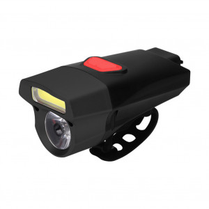 Étanche COB USB Rechargeable LED Vélo VTT Vélo Tête De Vélo Torche Lampe noir + tête noire 112g C0187OYDP18350-20
