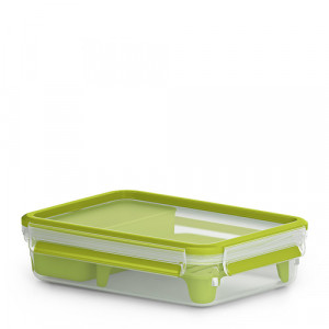 Emsa Clip&Go Brunchbox 518099 1,2l Transparent/Vert 487531-20