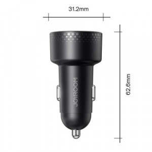 Joyroom Car Charger with Digital Display, U+C, QC 3.0, PD, 70W, Black (JR-CCD02) DO697526-20