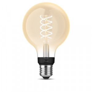 Philips Hue blanc Filament E27 Globe G93 550lm 843075-20