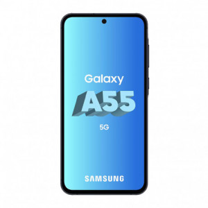 Samsung A556 Galaxy A55 5G (Double Sim 6.6", 128 Go, 8 Go RAM, No EU, garantie 2 ans par HEM) Bleu Nuit 0A556-8/128_NAV-20