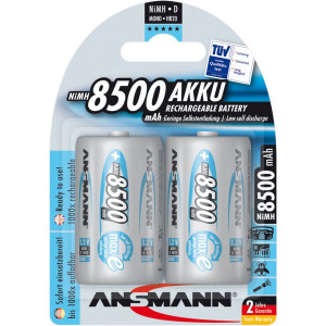 1x2 Ansmann maxE NiMH piles Mono D 8500 mAh 5035362 283843-20