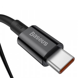 Baseus Type-C Type-C Superior cable Quick Charge / Power Delivery / FCP 100W 5A 20V 1m, Black (CATYS-B01) DA308470-20