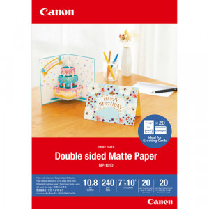 Canon MP-101 D 7x10 ,20 feuilles Double sided Matte Paper, 240 g 515293-20