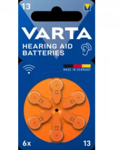 1x6 Varta pour appareil auditif 24606101416 824546-20