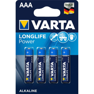 10x4 Varta Longlife Power Micro AAA LR 03 489636-20