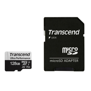 Transcend microSDXC 340S 128GB Class 10 UHS-I U3 A2 610290-20