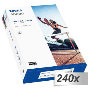 120.000 f. tecno speed A4 80g papier universel blanc (Palette) 616835-20