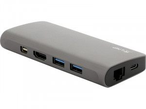 LMP USB-C Travel Dock Dock USB-C 9 ports Gris Sidéral ADPLMP0023-20