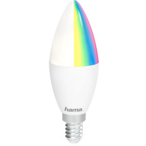 Hama Lampe LED WiFi, E14, 5,5W RGBW, sans Hub 176583 637023-20