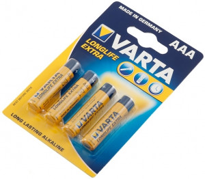 1x4 Varta Longlife Micro AAA LR 03 486857-20