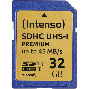 Intenso SDHC Card 32GB Class 10 UHS-I Premium 852488-20