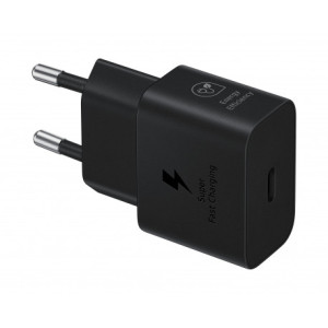 Samsung EP-T2510EBE Adaptateur Secteur USB Type C (25W, Fast Charge, Noir) En vrac 194169-20