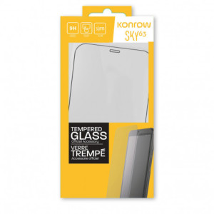 Verre Trempé Noir Pour Konrow Sky 63 (3D, 9H, 0.33 mm) KVERRE-SKY63-20