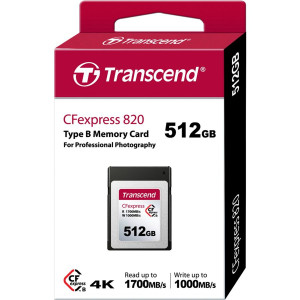 Transcend CFexpress Card 512GB Typ B TS512GCFE820 569130-20