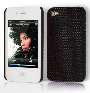 Etui "Grid case" Apple iPhone 4 / 4S Noir ECG-N-20