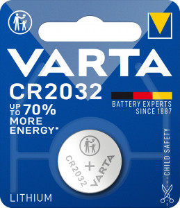 100x1 Varta electronic CR 2032 PU Master box 497385-20