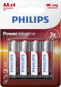 1x4 Philips Power Alkaline AA 113775-20