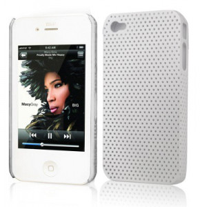 Etui "Grid case" Apple iPhone 4 / 4S Blanc EGC-BLA-20
