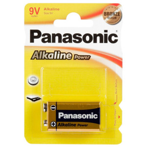 1 Panasonic Alkaline Power 9V-Block 251930-20