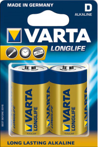 1x2 Varta Longlife Mono D LR 20 486885-20