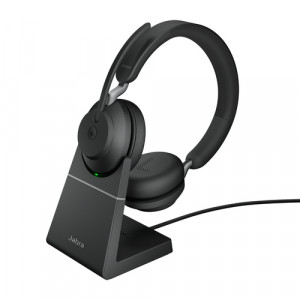 Jabra Evolve2 65 MS Ecouteurs stéréo USB-A noir BT av. station 717488-20