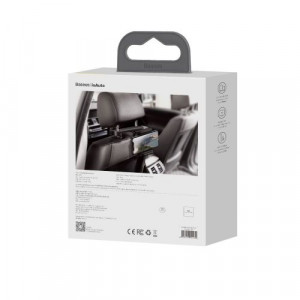 Baseus Car Mount Wireless Charger Energy Storage Backseat phone holder 15W Black (WXHZ-01) DA690844-20