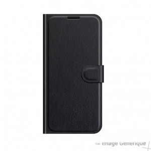 Étui à Rabat Similicuir pour Samsung Galaxy A13 4G Noir (En vrac) 145087-20