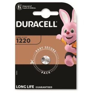 DURACELL Battery (CR1220) Button Lithium (1 battery / blister) 3V DU111582-20