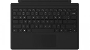 Microsoft Surface Pro Type Cover with Fingerprint ID Keyboard with trackpad, accelerometer backlit QWERTZ German black commercial for Surface Pro (Mid 2017), Pro 3, Pro 4 XI2356901N1468-20