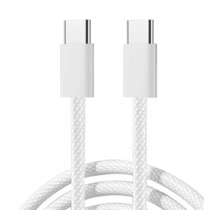 Joyroom Ben Series Cable Type-C to Type-C, 480mb/s, 60W, 1m, White (S-A45) DO152923-20