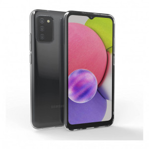 Coque Silicone Pour Samsung Galaxy A03s (0.5mm, Transparent) Compatible Bulk 135248-20