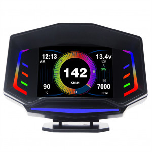 Ap-8 Hud Head-up Display Obd2 GPS Slope Meter Smart Gauge Dual System Driving Computer Noir C121069RF17287-20