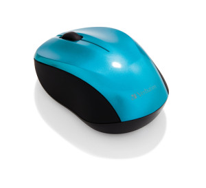 Verbatim Go Nano Wireless souris sans fil, bleu 49044 625774-20