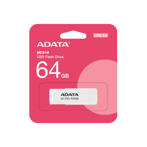 ADATA USB 3.2 UC310 blanc 64GB UC310-64G-RWH 197859-20